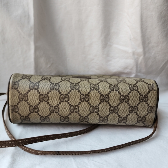Rare Authenticated Vintage Gucci GG Monogram Canvas Bag - Picture 7 of 14